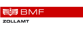 Logo BMF, Bundesministerium für Finanzen - Zollamt. Die GroßHandel EIS GmbH führt die Verbrauchssteuer / Alkoholsteuer an das Zollamt St. Pölten ab.