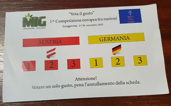 Wettbewerb zwischen Österreich und Deutschland der besseren Eissorten