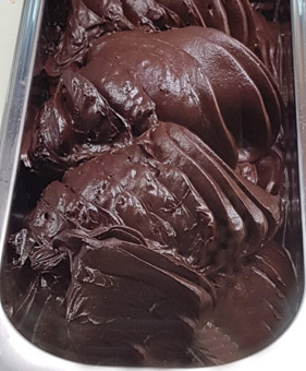 Eisidee Cioccolate fondente. Bitterschokoladeneis