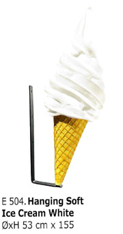 Eiswerbung Werbeeistüte Softeistüte Hängeeistüte Joghurteis