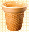 Süßer Becher Sonderformen Waffeln. Sun Cone at. Waffeln und Tüten aus Tschechien / Znaim. Partner der GroßHandel EIS GmbH. Süßer Becher