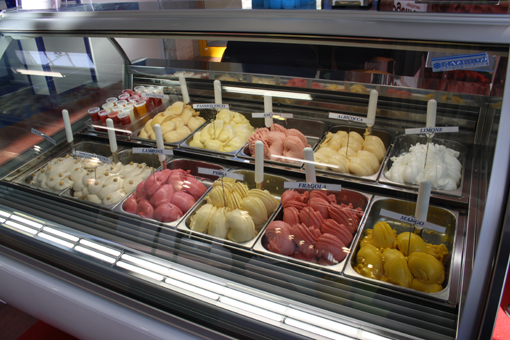 Mig Longarone 2009, Fachmesse für Eiserzeuger, Eis aus Tiefkühlpulpen Foto: GroßHandel EIS GmbH