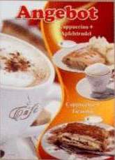 Standard Plakat PL 155. Kaffee und Kuchen