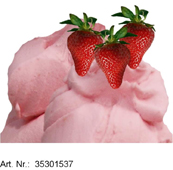 Eis & Gelati Eisprodukte für die Eisdiele und Konditorei. Fruchteispaste Erdbeere.
