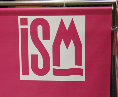 ISM Logo. Süsswarenmesse in Köln. Gerhard Hager GroßHandel EIS GmbH ist Besucher dieser Fachmesse