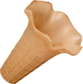 Sun Cone Waffelformen aus Waffelteig. Lotusbecher. GroßHandel EIS GmbH