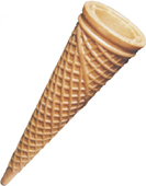 Sun Cone Eistüten. Gepresste Eistüte ohne Zucker. Strohtüte Cornetto 0, Eistüten für Softeis und handwerklich hergestelltes Speiseeis. GroßHandel EIS GmbH