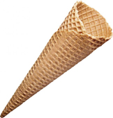 Sun Cone Zuckertüten. Gerollte Eistüten ohne Rand. Eishörnchen Cono Bello. GroßHandel EIS GmbH