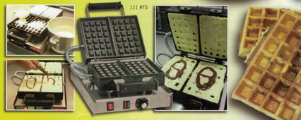 Waffeleisen für gefüllte Brüsseler Waffeln. Waffeln mit Füllung, Waffeleisen für Profis bei GroßHandel EIS GmbH