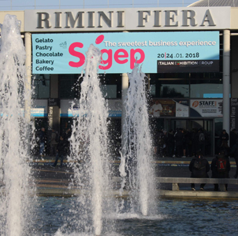 Nützliches Berichte von Fachmessen Sigep Rimini 2018. Fachmesse für Eis, Eishersteller, Eisverkäufer, Eiswerbung, Eisdekoration, Konditorei und Bäckerei. Foto GroßHandel Eis GmbH