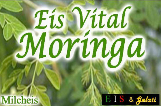 Eisproduktion. Geschmacksgeber für Milcheis in Pulverform. Eis & Gelati Eis Vital. Graviola Eis, Kakao Eis, Kokos Eis, Moringa Eis. Das Speiseeis aus dem Blattpulver vom Moringa Wunderbaum bei GroßHandel Eis GmbH