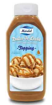 Dulce de Leche Topping Mou. Zur Dekoration und Geschmacksgeber für Speiseeis und Konditoreiprodukte