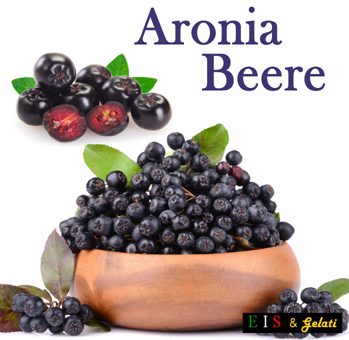 Klebefolien standard. Aronia Beere, Aronia Eis. Eiswerbung für Eisfenster