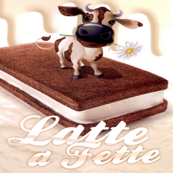 Eisidee: Milchschnitte als Eis. Latte a Fette